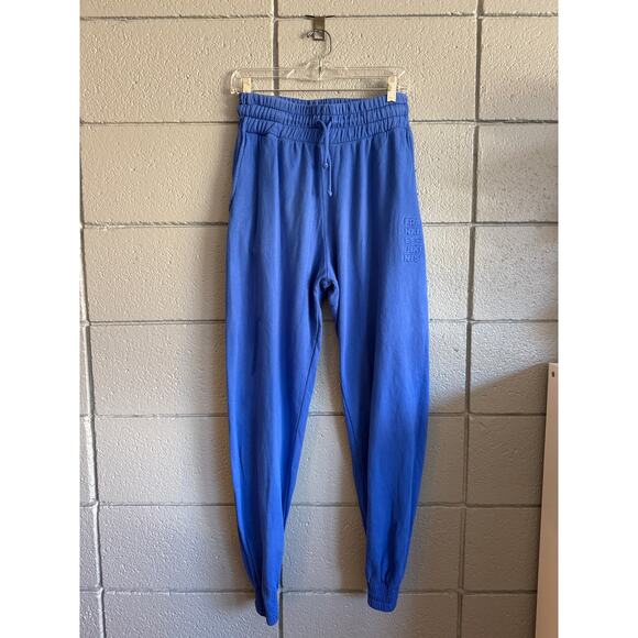Women's Frankies Bikinis Frank Oversized Sweatpants in Pacific Blue size L - Picture 2 of 7